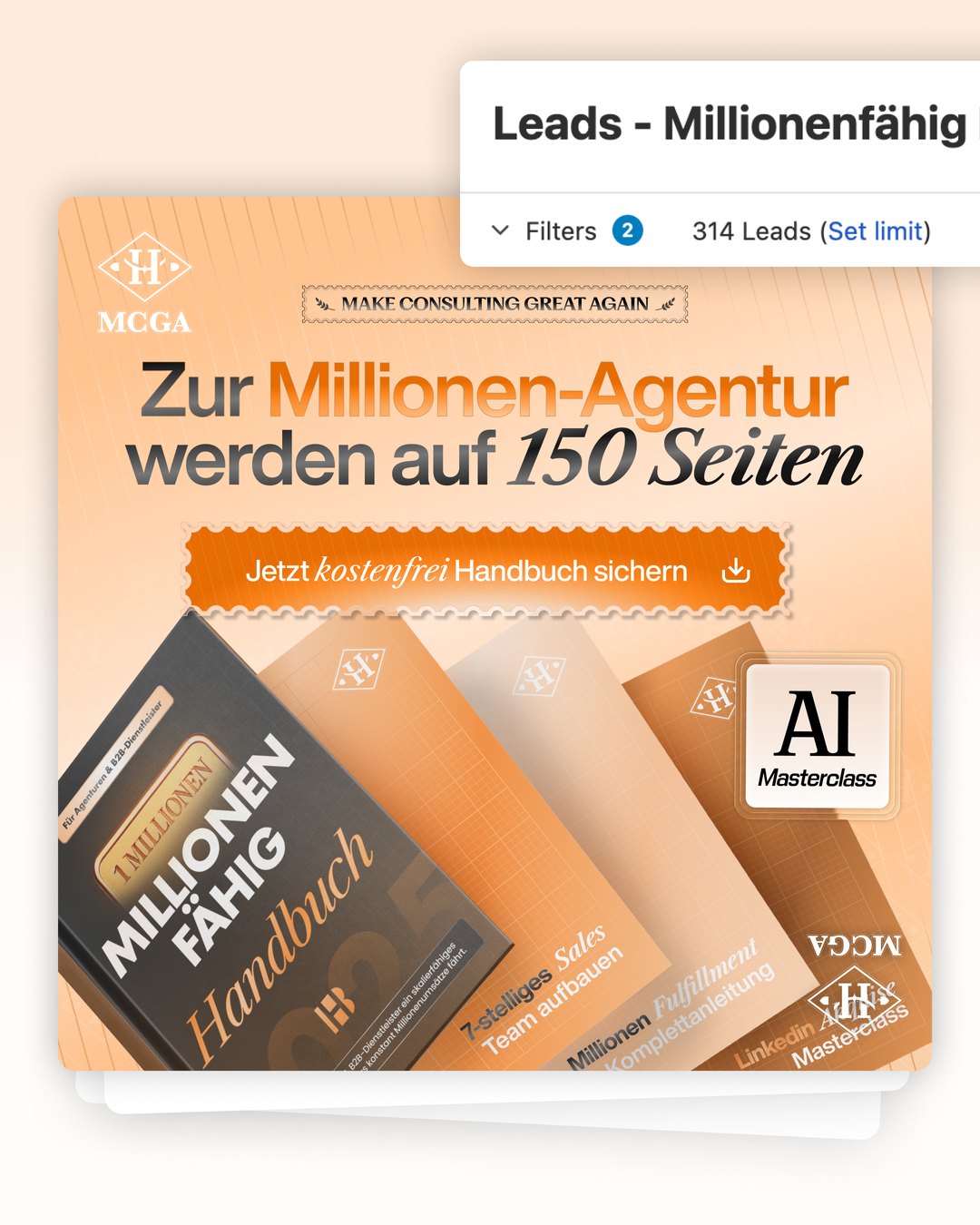Marktführerfunnel Ad-Creative